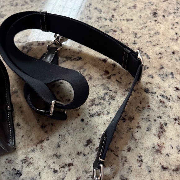 Coach Brown and Red Signature Tote - Picture 6 of 8